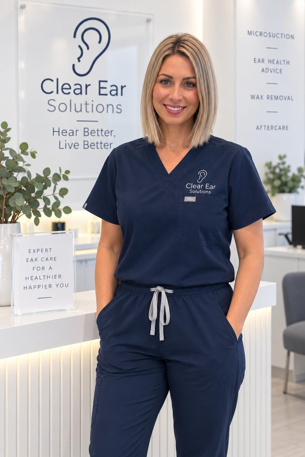 Clear Ear Solutions ear care professional in clinic