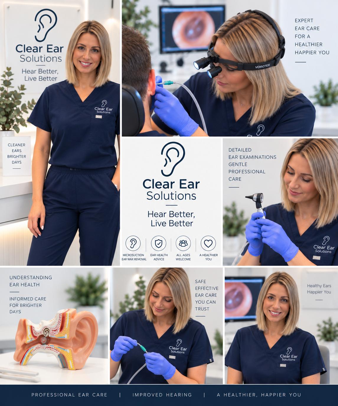 Clear Ear Solutions microsuction and ear examination services